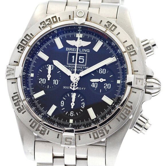 BREITLING Blackbird A44359 Chronograph black Dial Automatic Men's Watch - Picture 10 of 11